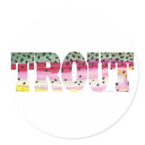 Trout Fly Fishing Stickers
