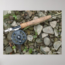 Trout Rod and Reel Print