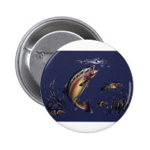 Trout Waters Buttons