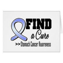 Trouvez une conscience de cancer de l'estomac de t carte de vœux