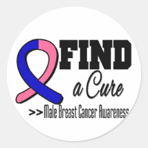 Trouvez une conscience masculine de cancer du sein adhésif