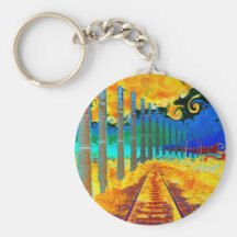 Trstenik by Vincent van Gogh Key Chain