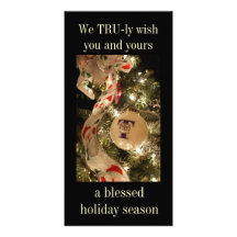 Tru-ly Blessed Holiday Card Photo Card