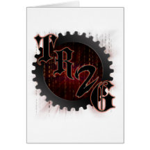 TRu "Matrix Gear" Logo Greeting Cards