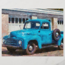 Truck - An International old truck Flyer Design