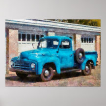 Truck - An International old truck Poster