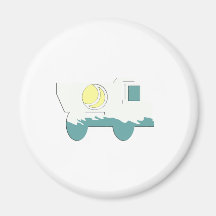 Truck Card Stickers and Party Supplies Magnet