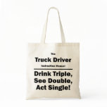truck driver tote bags