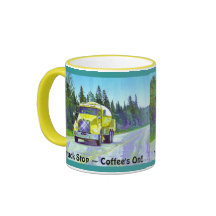 Truck-Drivers Coffee's On Fun Drinkware Mug