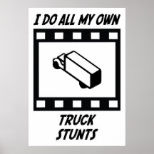 Truck Stunts Print