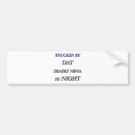 TRUCKER BY DAY BUMPER STICKER