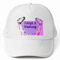 Trucker cap HAT~ Wild Mustangs Horses Stock Ranch