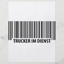 Trucker im Dienst icon Personalized Flyer