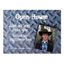 Trucker tread Open House Postcard