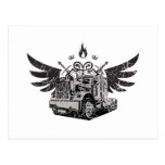 Trucker Wings Post Card