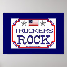 Truckers Rock Posters