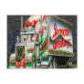 Truckin Santa - Postcard