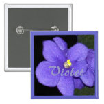True Blue Violet Buttons
