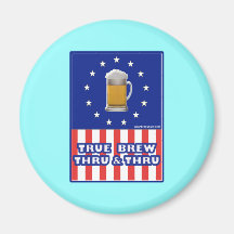 True Brew Thru & Thru Refrigerator Magnet
