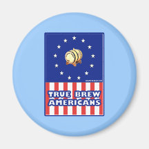 True Brew Wine Americans Magnets