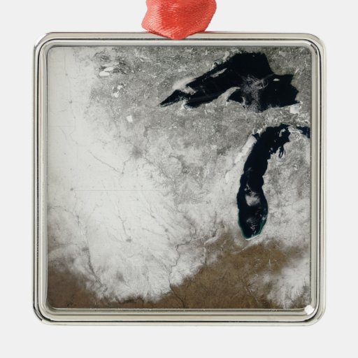 True-colour image of snow ornaments