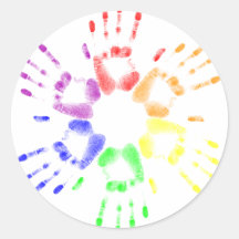 True Colours Round Sticker