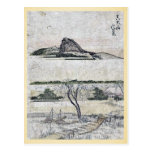 True distant view of Ōyama Mountain Ukiyo-e Postcards