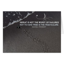 True Failure Inspirational Greeting Note Card
