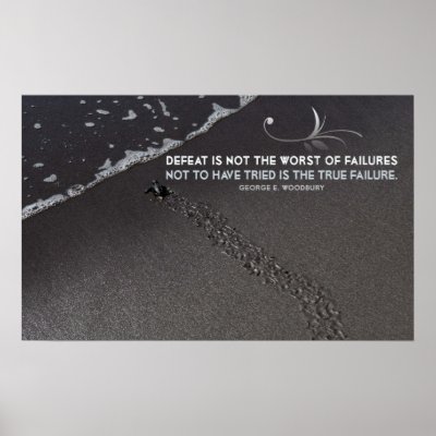 Real Motivational Poster on True Failure Inspirational Poster Print At Zazzle Ca