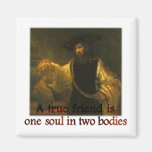 True Friend Refrigerator Magnets