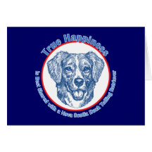 True Happiness Nova Scotia Duck Tolling Retriever Card