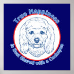 True Happiness with a Cockapoo Print
