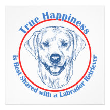 True Happiness with a Labrador Retriever Custom Invite