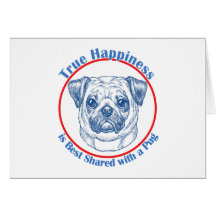 True Happiness with a Pug Card