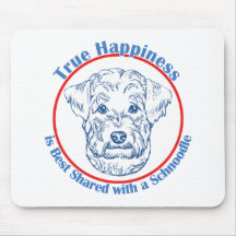 True Happiness with a Schnoodle Mousepad