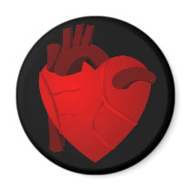 True Heart Refrigerator Magnet