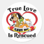 True Love is Rescued Stickers