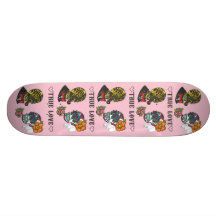 True Love Skull Skateboard