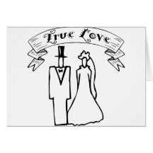 True Love Wedding T-Shirts & Gifts Greeting Cards