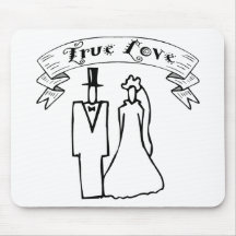 True Love Wedding T-Shirts & Gifts Mouse Pad