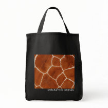 TRue priNT Giraffe Animal Spots Faux Fur Canvas Bag