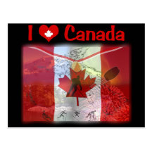 Truly Canadian Postcard