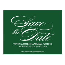 TRULY ELEGANT | SAVE THE DATE ANNOUNCEMENT POSTCARDS