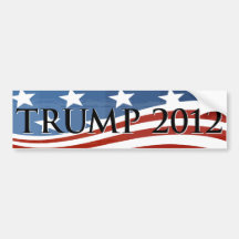 Trump 2012 Bumper Sticker