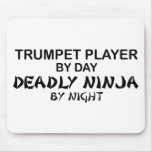 Trumpet Deadly Ninja by Night Mousepads