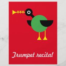 Trumpet Duck Full Color Flyer