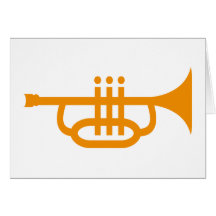 trumpet grußkarte