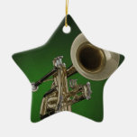 Trumpet or Cornet star Ornament