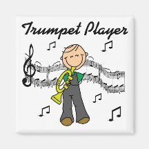 Trumpet Player T-shirts and Gifts Fridge Magnet