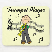 Trumpet Player T-shirts and Gifts Mousepad